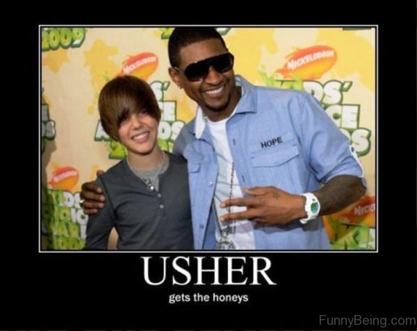 Usher Gets The Honeys