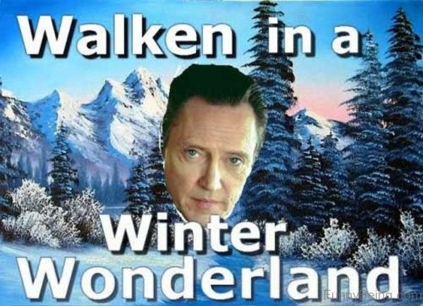 Walken In A Winter Wonderland