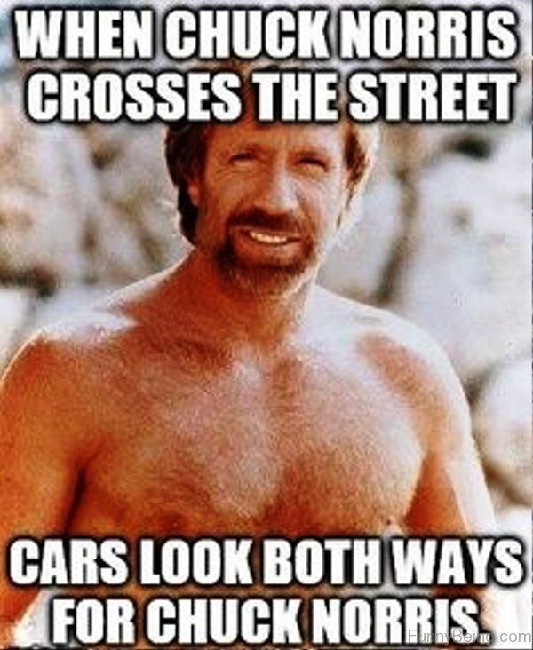 When Chuck Norris Crosses The Street