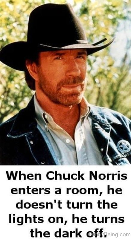 When Chuck Norris Enters A Room
