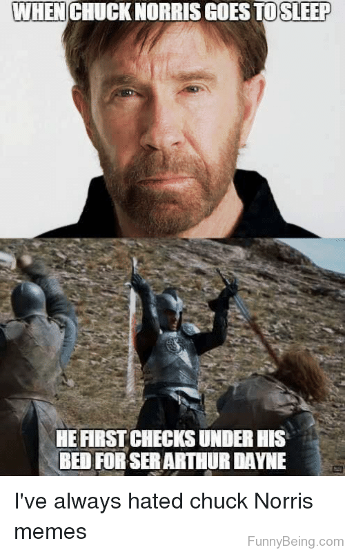 When Chuck Norris Goes To Sleep