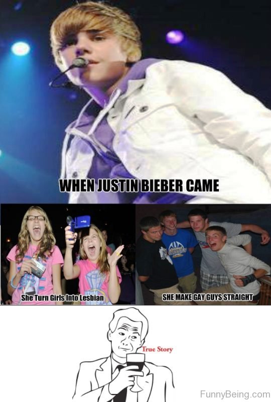 When Justin Bieber Came