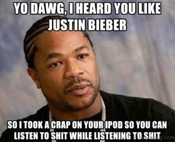 Yo Dawg I Heard You Like Justin Bieber