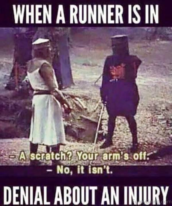 When A Runner Is In Denial