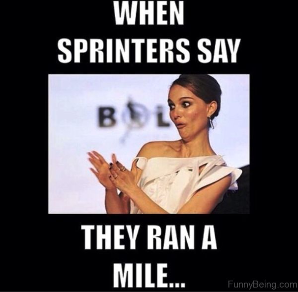 When Sprinters Say