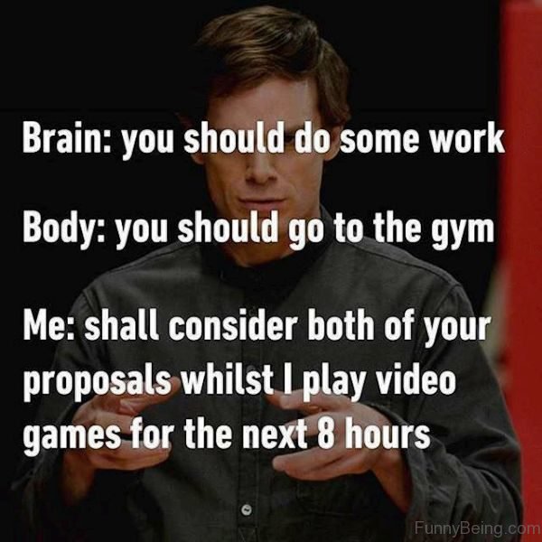 Brain Vs Body Vs Me