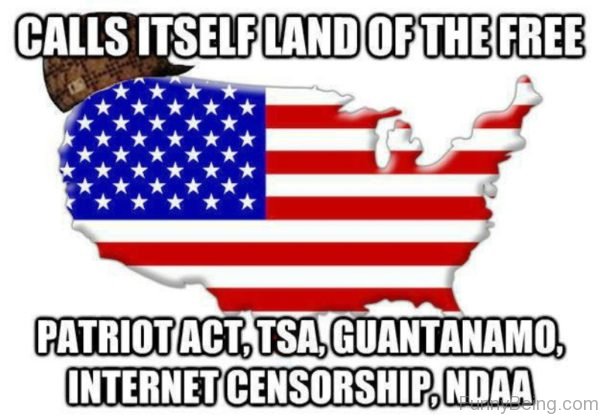 Calls Itself Land Of The Free