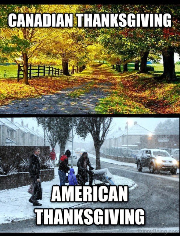 Canadian Vs American Thanksgiving