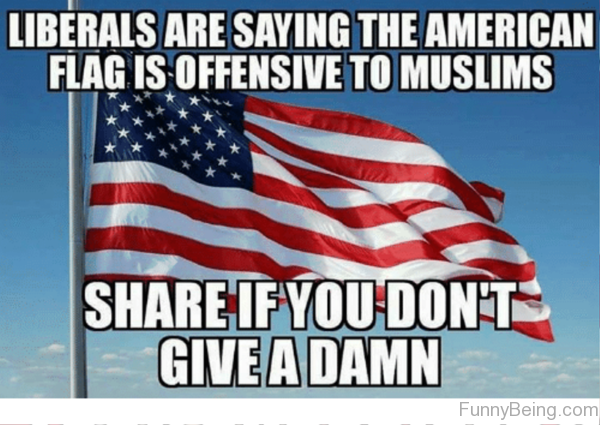 Liberals Are Saying The American Flag