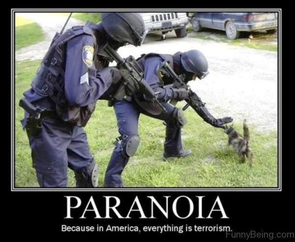 Paranoia Because In America