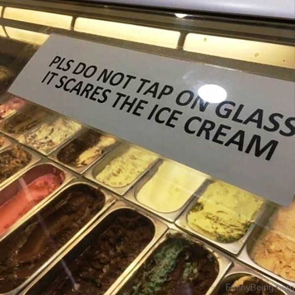 Please Do Not Tap On Glass