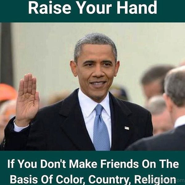 Raise Your Hand If You Dont Make Friends