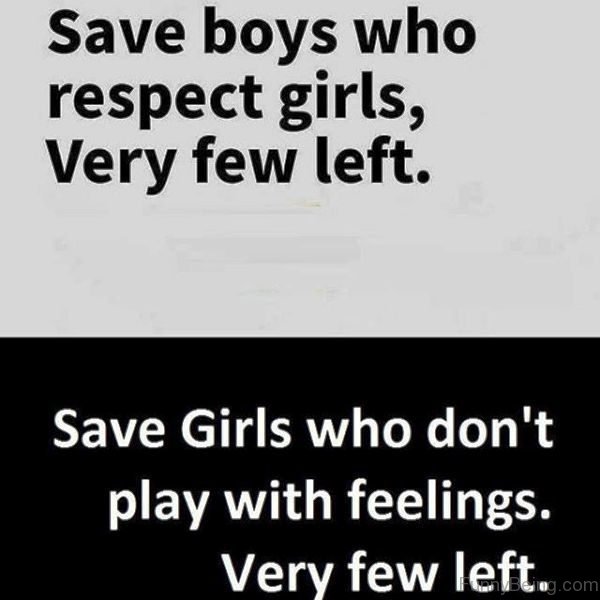 Save Boys Who Respect Girls
