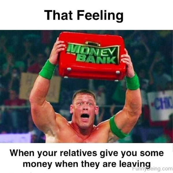 That Feeling When Your Relatives Give You