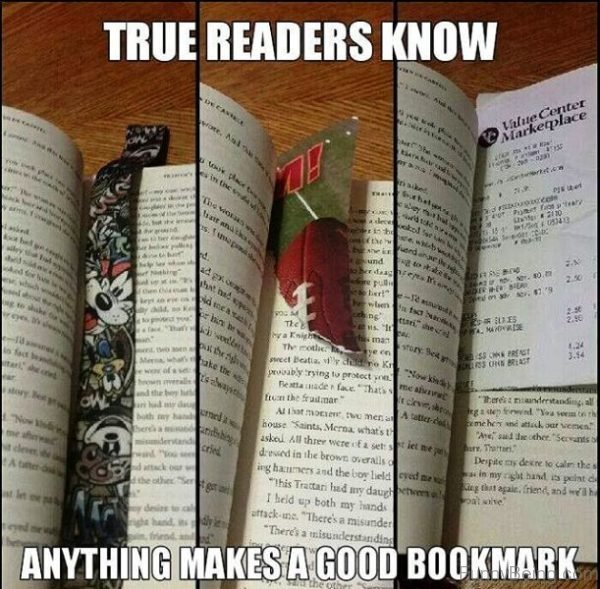 True Readers Know Anything Makes