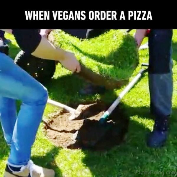 When Vegans Order A Pizza