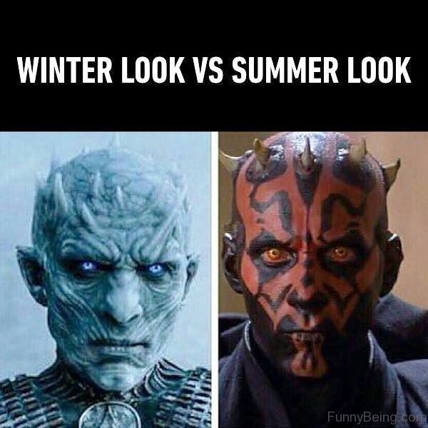 Winter Look Vs Summer Look