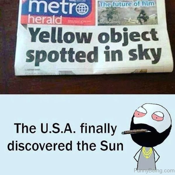 Yellow Object Spotted In Sky