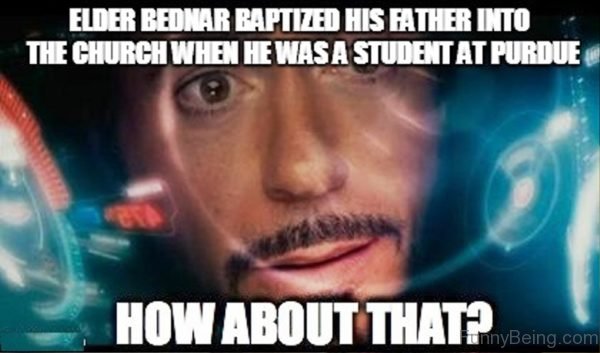 Elder Bednar Baptized His Father