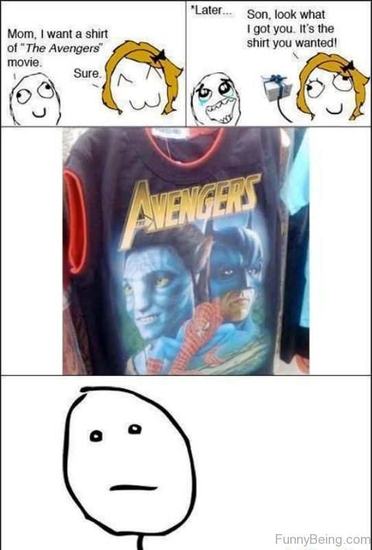 Mom I Want A Shirt Of The Avengers Movie