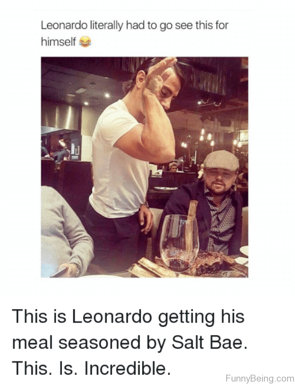 Leonardo Literally Had To Go See This