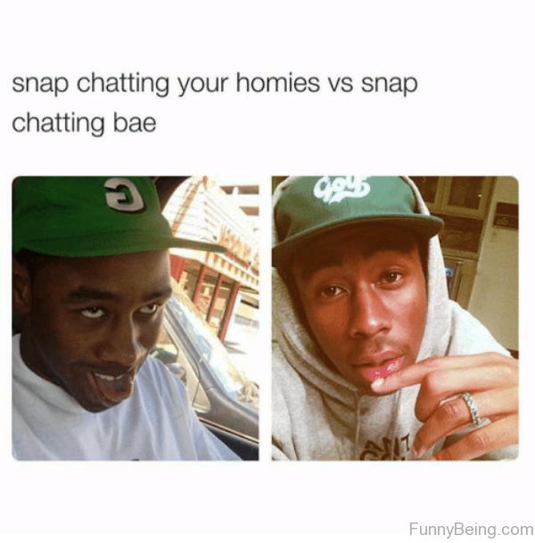 Snap Chatting Your Homies