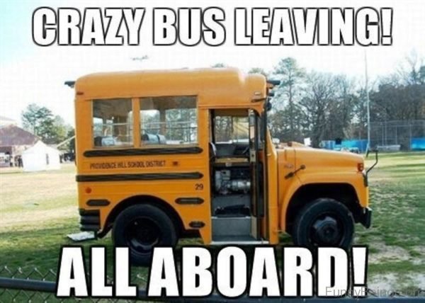Crazy Bus Leaving