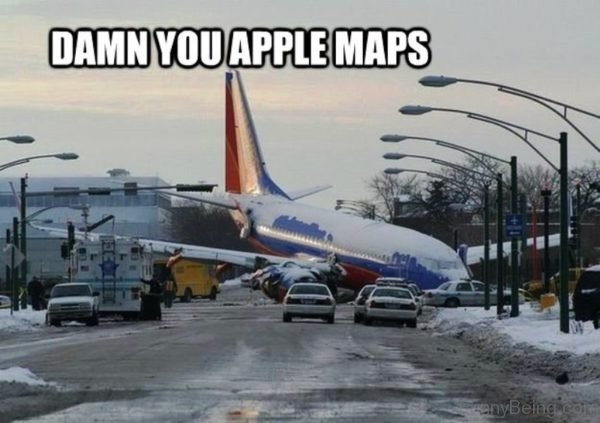 Damn You Apple Maps