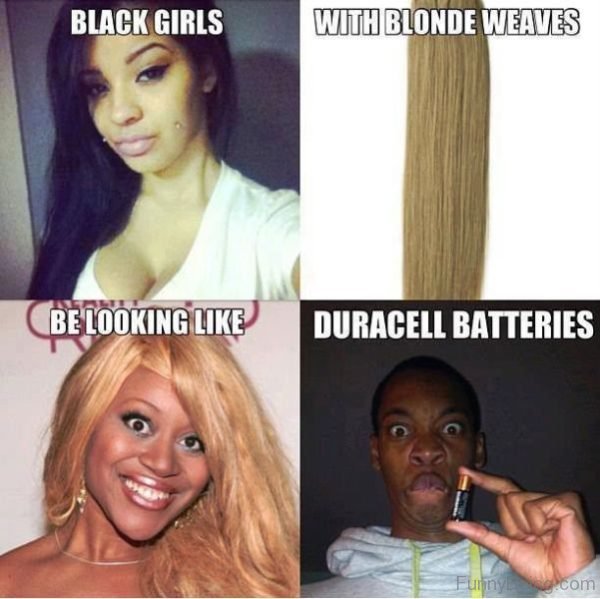 Black Girls With Blonde Weaves