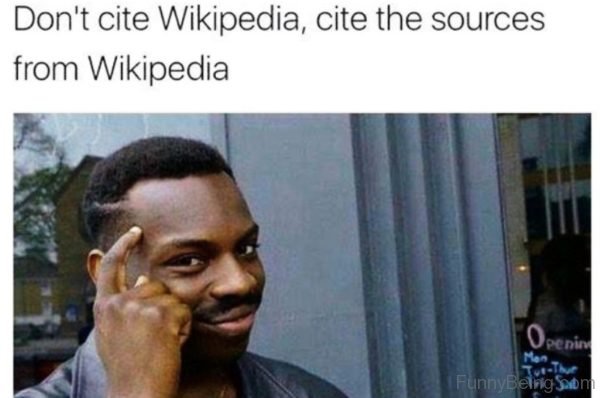 Dont Cite Wikipedia