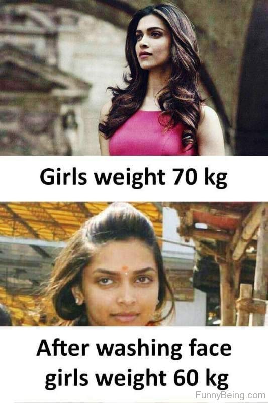 Girls Weight 70 Kg