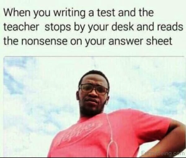 When You Writing A Test