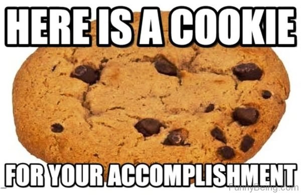 Here Is A Cookie For Your