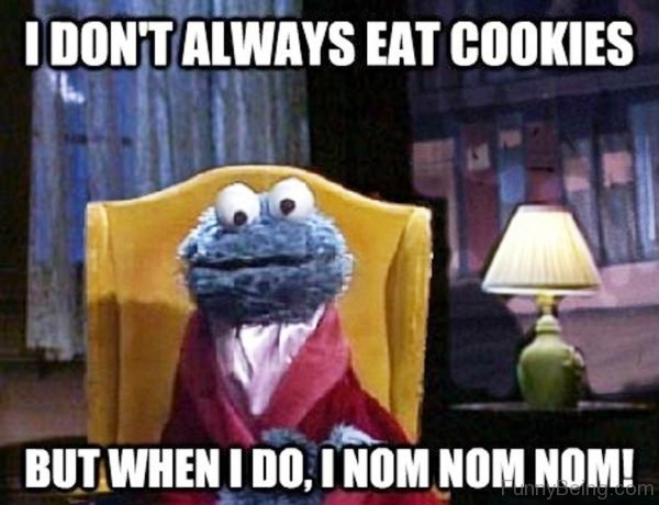 I Dont Always Eat Cookies Pic