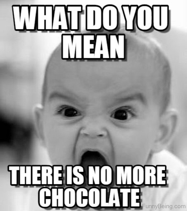 There Is No More Chocolate