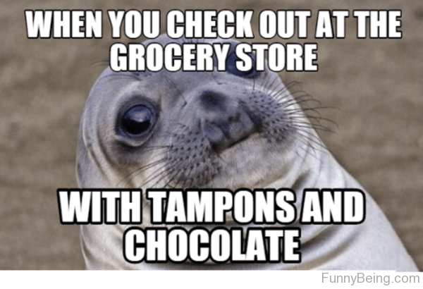 When You Check Out At The Grocery Store