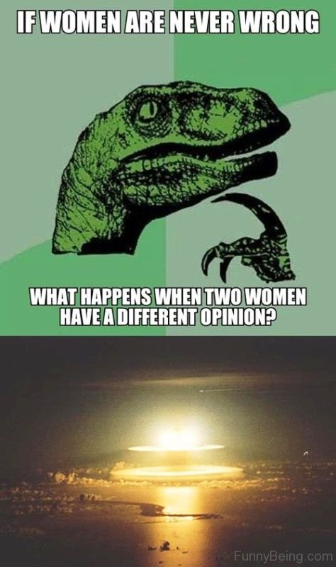 If Women Are Never Wrong