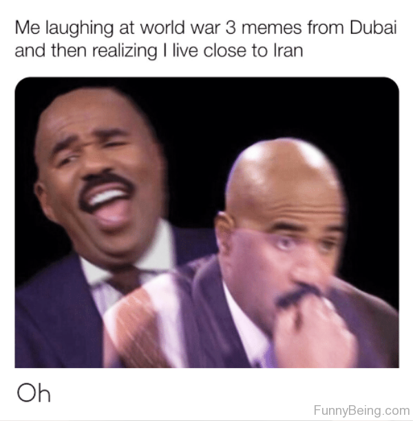 Me Laughing At World War 3