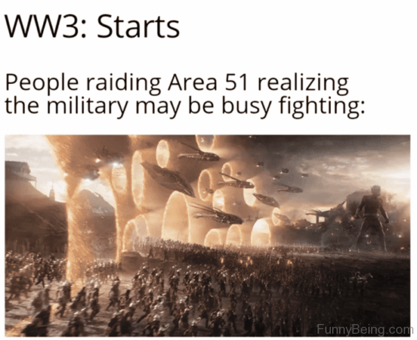 People Raiding Area 51