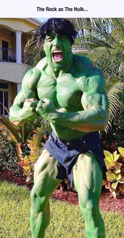 The Rock As The Hulk