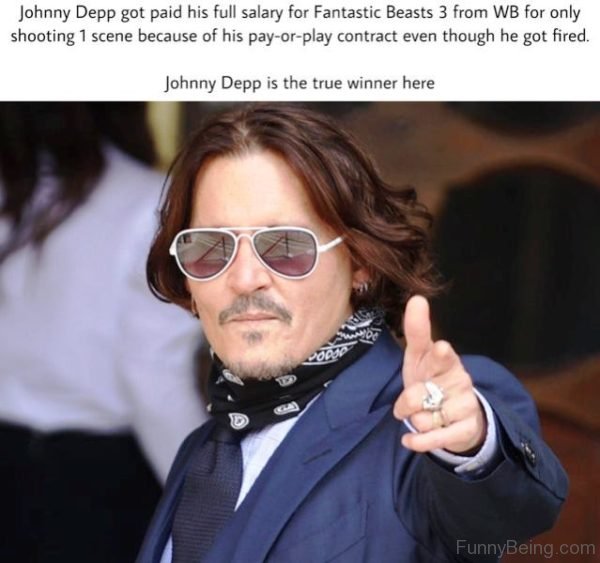 Johnny Depp Got Paid His Full Salary