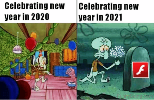 Celebrating New Year In 2020 vs 2021