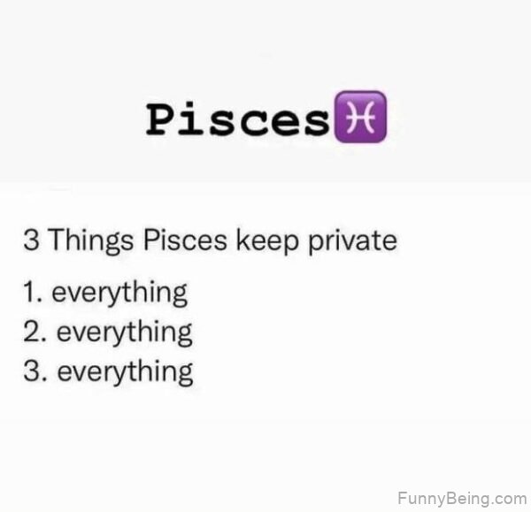 3 Things Pisces Keep Private