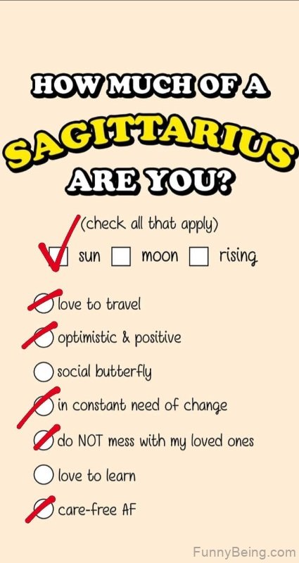 How Much Of A Sagittarius