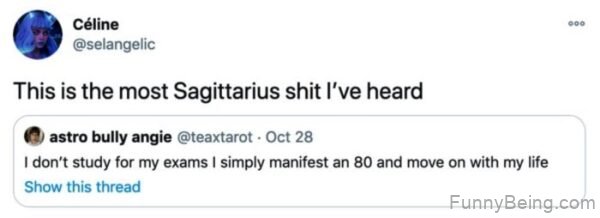 This Is The Most Sagittarius Shit