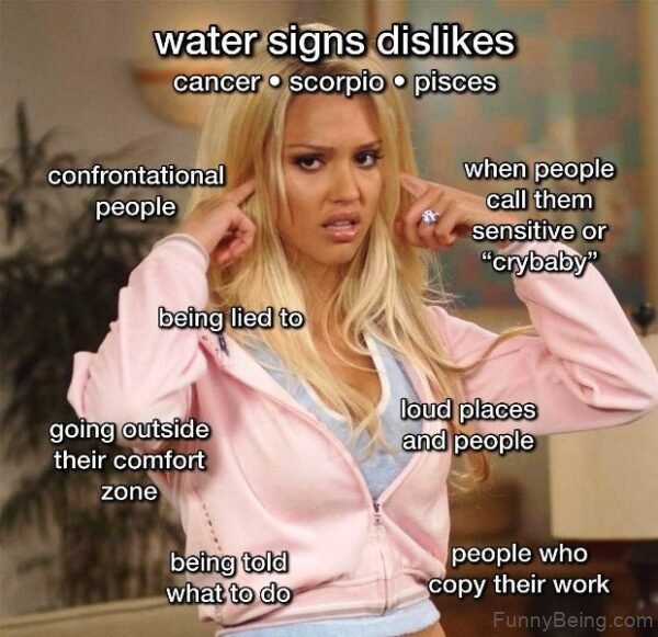 Water Signs Dislikes